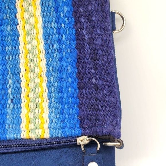 Suede Sheep Wool Handbag - Picture 7 of 14